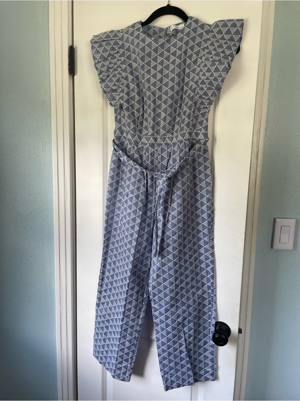 Mango kids Jumpsuit with Tie Belt